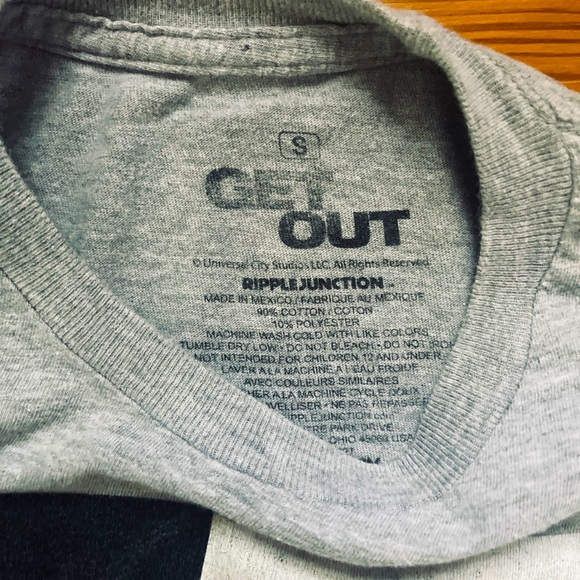 Get Out Small Gray Ripple Junction T-shirt - Picture 3 of 3